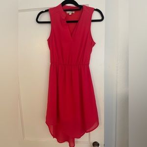 Gianni Bini fuschia midi sleeveless dress